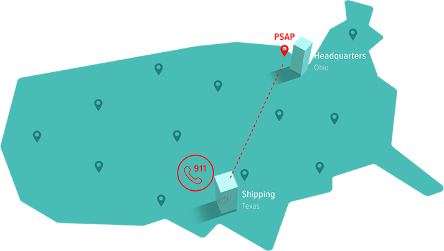 E911 nationwide coverage in the U.S. and Canada by RedSky